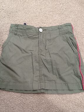 Tommy Hilfiger Olive Green Girls' Skirt